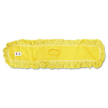 Rubbermaid® Commercial Trapper Commercial Dust Mop, Looped-end Launderable, 5" X 48", Yellow freeshipping - TVN Wholesale